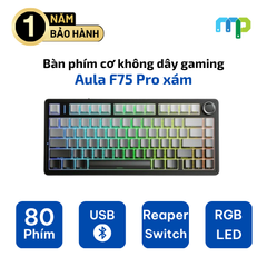 Bàn phím có dây Aula F75 Pro xám