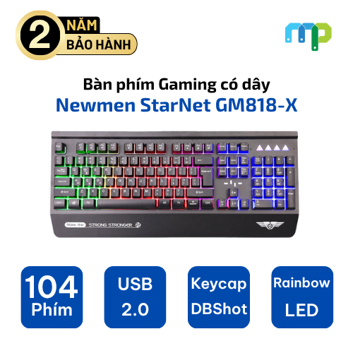Bàn phím Gaming Newmen StarNet GM818-X