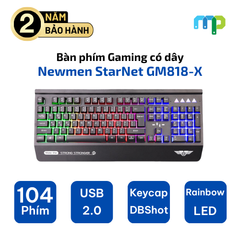 Bàn phím Gaming Newmen StarNet GM818-X