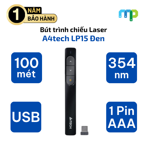 Bút Trình Chiếu A4tech LP15 Đen