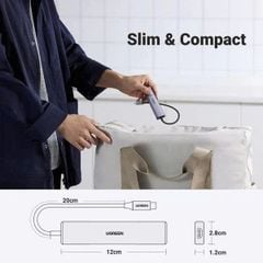 Hub USB-C sang 2*USB-A 2.0/USB-A 3.0/HDMI/PD hỗ trợ 4K Ugreen 15495