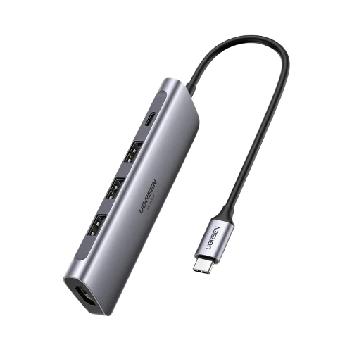 Hub USB-C sang 2*USB-A 2.0/USB-A 3.0/HDMI/PD hỗ trợ 4K Ugreen 15495