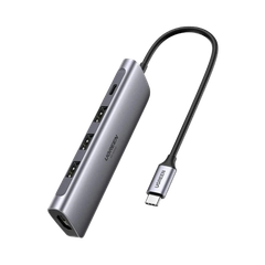 Hub USB-C sang 2*USB-A 2.0/USB-A 3.0/HDMI/PD hỗ trợ 4K Ugreen 15495