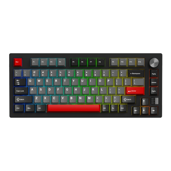 Bàn phím cơ Dare-U EK75 Pro AL Black Red | Wireless, case nhôm, Cloud (Linear) Switch