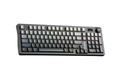 BÀN PHÍM CƠ GAMING 3 MODE AULA S98 PRO (Xám + đen gradient/ Star Vector switch/ Pin 5000mAh) S9811