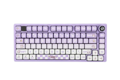 BÀN PHÍM CƠ GAMING CÓ DÂY LEOBOG Hi75 (Phiên bản màu tím trắng/ Magic/ Nimbus V3 switch)