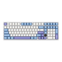 BÀN PHÍM CƠ GAMING CÓ DÂY LEOBOG Hi98 (Phiên bản xanh+trắng+tím/Barbie switch)