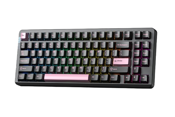 BÀN PHÍM CƠ GAMING 3 MODE LEOBOG Hi86 (Phiên bản Đen Hồng/ Star Vector switch)