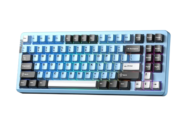 BÀN PHÍM CƠ GAMING 3 MODE LEOBOG Hi86 (Phiên bản màu Đen+Xanh dương+Trắng/ Nimbus V3 switch)