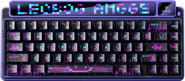 BÀN PHÍM CƠ GAMING 3 MODE LEOBOG AMG65 (Phiên bản Màu đen/ Jadeite switch)