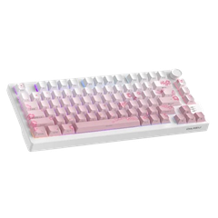 Bàn phím cơ Dare-U EK75 Pro Sakura Pink Wireless/ Triple Mode/ Gasket Mount/ RGB/ Dream (Linear) Switch