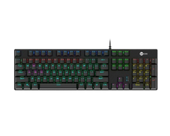 Bàn phím cơ gaming có đèn LED Lecoo KG1101