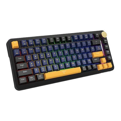 Bàn phím cơ không dây E-DRA EK375W Đen