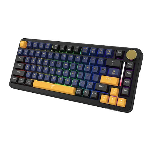 Bàn phím cơ không dây E-DRA EK375W Đen