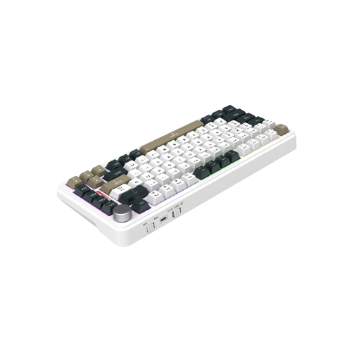 Bàn phím cơ không dây E-DRA EK375W Trắng