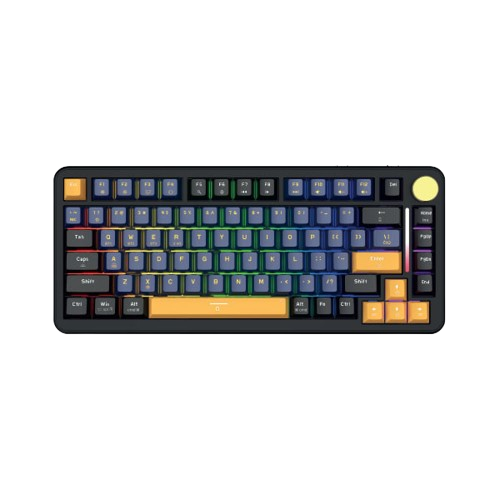 Bàn phím cơ không dây E-DRA EK375W Đen