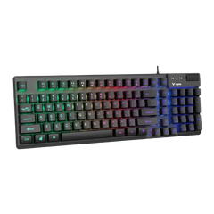 Bàn phím có dây giả cơ Gaming Rapoo V50S 98 Key Black/ Led Rainbow