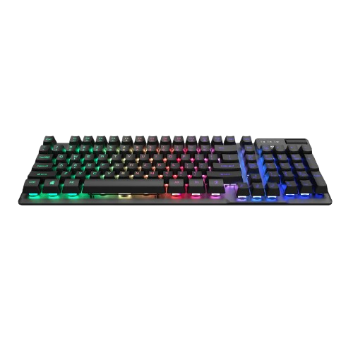 Bàn phím có dây giả cơ Gaming Rapoo V50S 98 Key Black/ Led Rainbow
