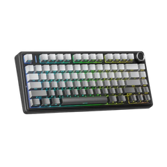 Bàn phím có dây F75 Pro Aula xám