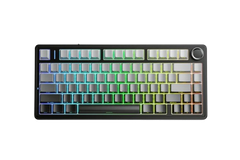 Bàn phím có dây F75 Pro Aula xám