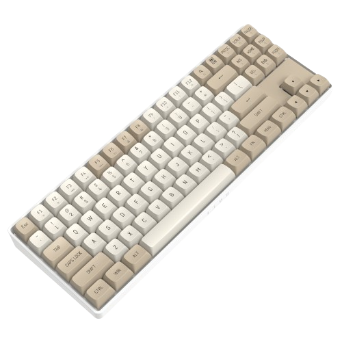 Bàn phím cơ không dây Dark Flash GD87 Milky & Brown