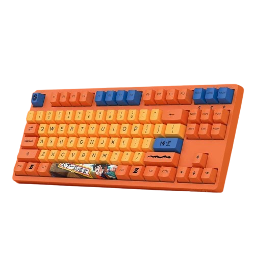 Bàn phím cơ không dây AKKO 3087 RF Dragon Ball Z - Goku (AKKO switch v3 - Cream Yellow)