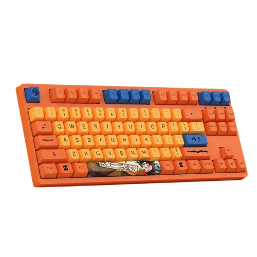 Bàn phím cơ không dây AKKO 3087 RF Dragon Ball Z - Goku (AKKO switch v3 - Cream Yellow)