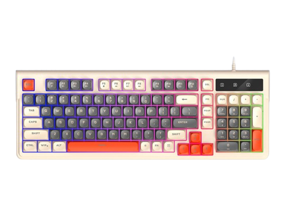 Bàn phím có dây T-WOLF T13 Gray-MilkTea
