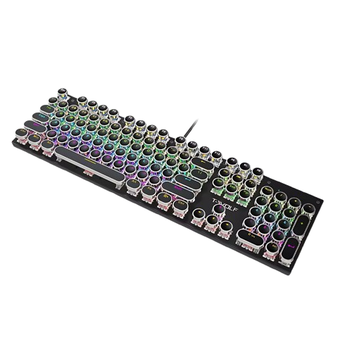 Bàn phím có dây T-WOLF T75 BLACK