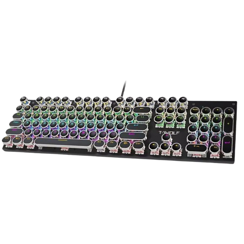 Bàn phím có dây T-WOLF T75 BLACK