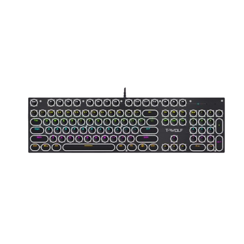 Bàn phím có dây T-WOLF T75 BLACK