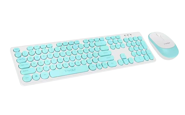 Compo phím chuột	 không dây T-WOLF TF770 Blue