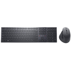 Combo Phím Chuột không dây Dell Rechargeable Collaboration Keyboard and Mouse Combo US English-KM900-Retail Packaging-3yr Adv Exc Serv-SnP