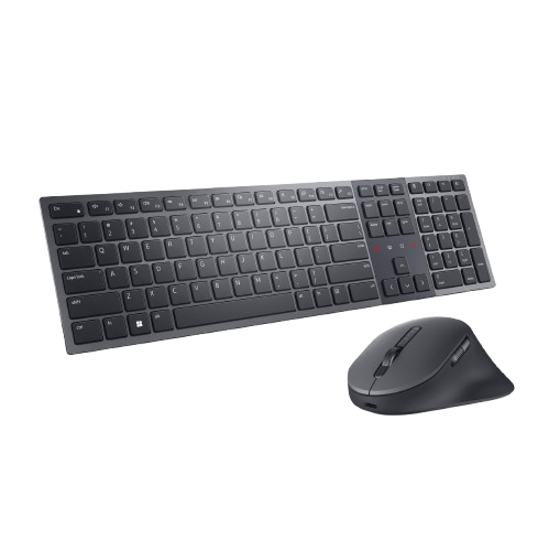 Compo phím chuột không dây Dell Rechargeable Collaboration Keyboard and Mouse Combo US English-KM900-GR-US