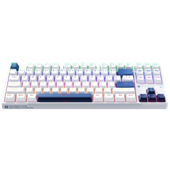 Bàn Phím Cơ có dây Machenike K500B-B87 Wired Red Switch Led Backlit White