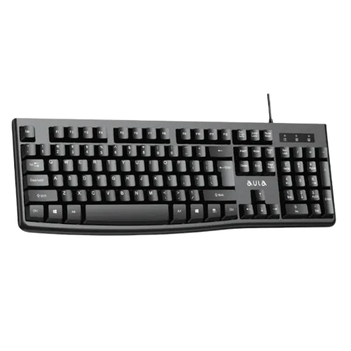 Bàn phím có dây văn phòng AULA AK105 đen