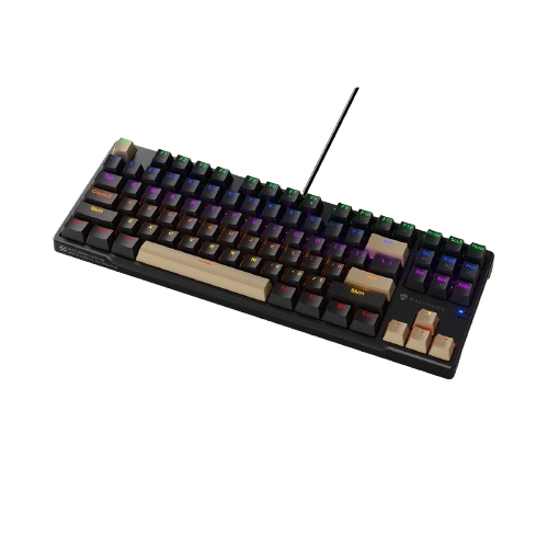 Bàn Phím Cơ có dây Machenike K500B-B87 Wired Red Switch Led Backlit Black