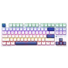 Bàn Phím Cơ có dây Machenike K500B-B87 Wired Red Switch Led Backlit White