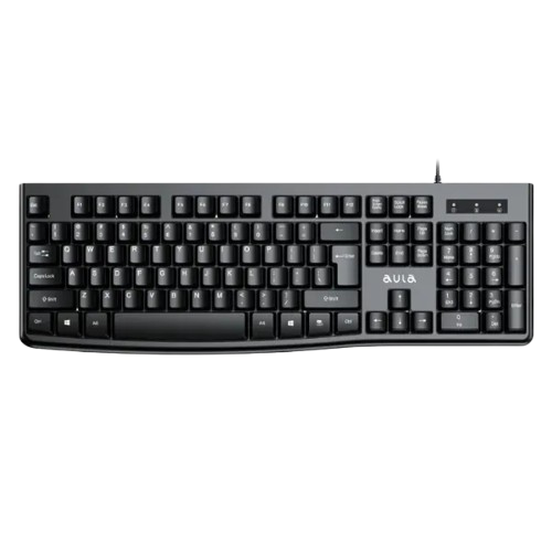Bàn phím có dây văn phòng AULA AK105 đen
