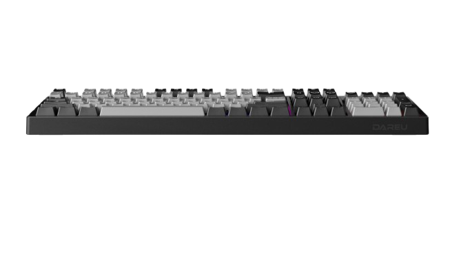 Bàn phím cơ có dây Dare-U EK104 Gray - Black | 2 sides RGB strip/ Multi-Led/ PBT/ Dream Switch