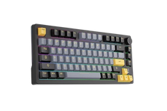 Bàn phím cơ không dây Dare-U EK75 Pro Black - Golden | Wireless Triple Mode/ Gasket Mount/ RGB/ Cloud (Linear) Switch