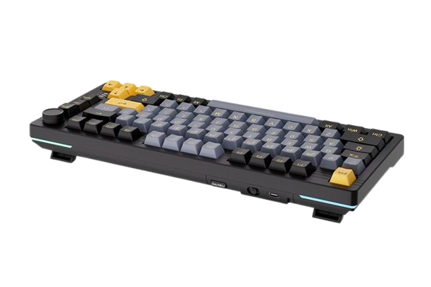 Bàn phím cơ không dây Dare-U EK75 Pro Black - Golden | Wireless Triple Mode/ Gasket Mount/ RGB/ Cloud (Linear) Switch