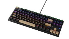 Bàn phím cơ Machenike K500B B87 | Black - Brown/ Led Rainbow/ Red Switch