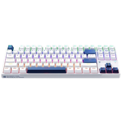 Bàn phím cơ có dây Machenike K500B B87 | White - Blue/ Led Rainbow/ Red Switch