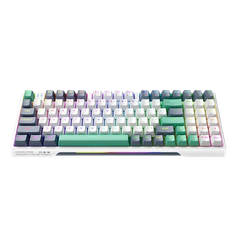 Bàn phím cơ không dây Machenike K500 Pro-B94W/Wireless/Tri-Mode RGB/White/Silver Switch