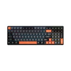 BÀN PHÍM CƠ CÓ DÂY GAMING AULA S100 (Đen+xám+cam/ Blue switch)