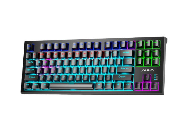 BÀN PHÍM CƠ CÓ DÂY GAMING AULA F3032(màu đen/brown switch)