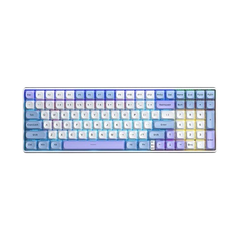 BÀN PHÍM CƠ CÓ DÂY GAMING 3 MODE AULA S100 PRO  (Xanh dương+trắng+tím/ Red switch)