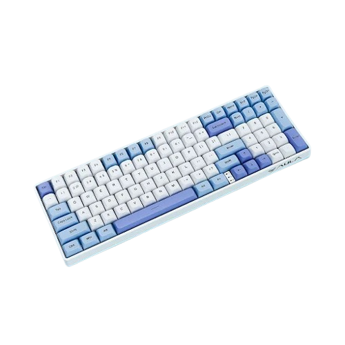 BÀN PHÍM CƠ CÓ DÂY GAMING 3 MODE AULA S100 PRO  (Xanh dương+trắng+tím/ Red switch)