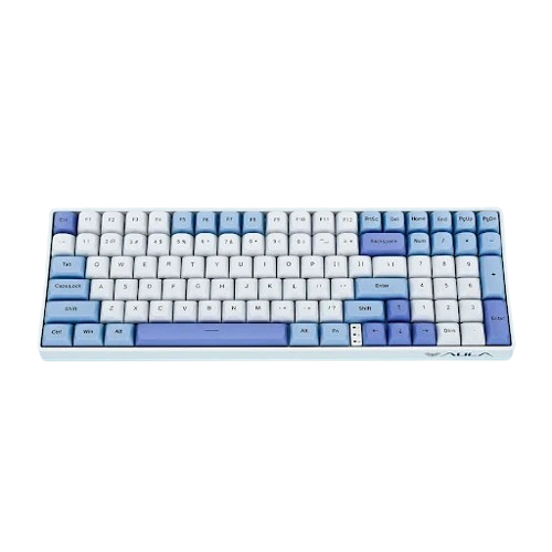 BÀN PHÍM CƠ CÓ DÂY GAMING 3 MODE AULA S100 PRO  (Xanh dương+trắng+tím/ Red switch)
